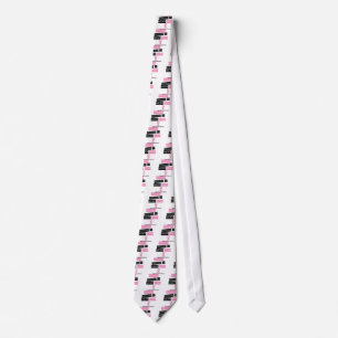 Tough Enough to Wear Pink Breast Cancer Tie