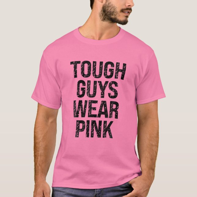 Tough Guyss Wear Pink Cool Pink T-Shirt (Front)