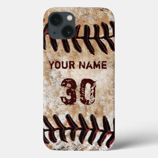 Tough Personalised Vintage Baseball iPhone Cases