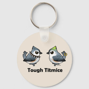 Tough Titmice Key Ring