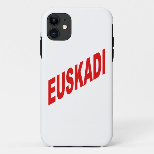 Tough Xtreme iPhone 11 EUSKADI Shell Case-Mate iPhone Case (Back)