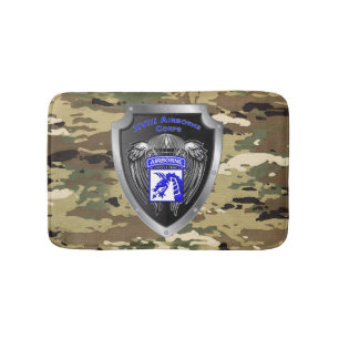 Tough XVIII Airborne Corps Bath Mat