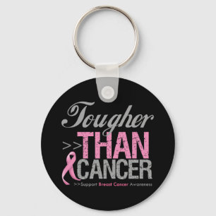 Tougher than Breast Cancer Key Ring