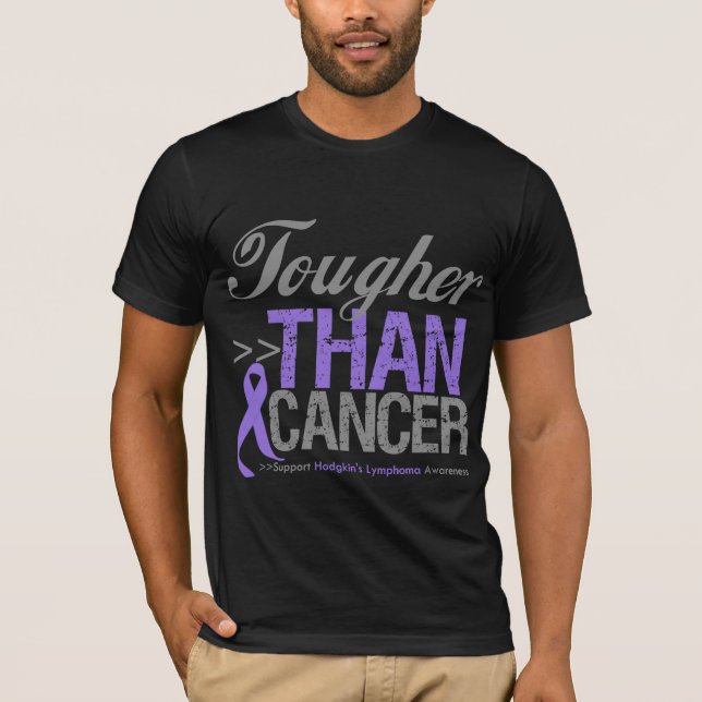 Tougher Than Cancer - Hodgkin's Lymphoma T-Shirt (Front)