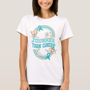 tougher than cancer ovarian cancer Awareness T-Shirt