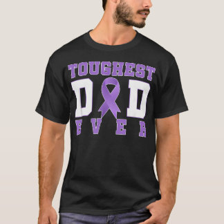 Toughest Dad Ever Pancreatic Cancer T-Shirt