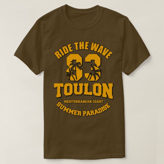 Toulon French Riviera T-Shirt (Design Front)