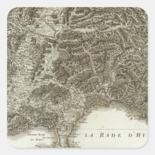 Toulon Square Sticker