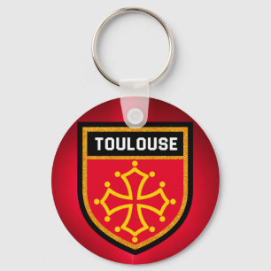 Toulouse Flag Key Ring