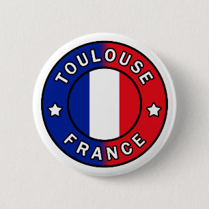Toulouse France 6 Cm Round Badge