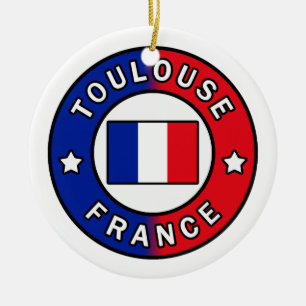Toulouse France Ceramic Tree Decoration
