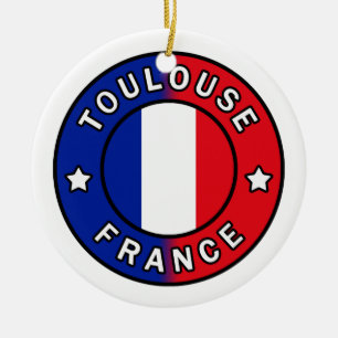 Toulouse France Ceramic Tree Decoration