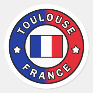 Toulouse France Classic Round Sticker