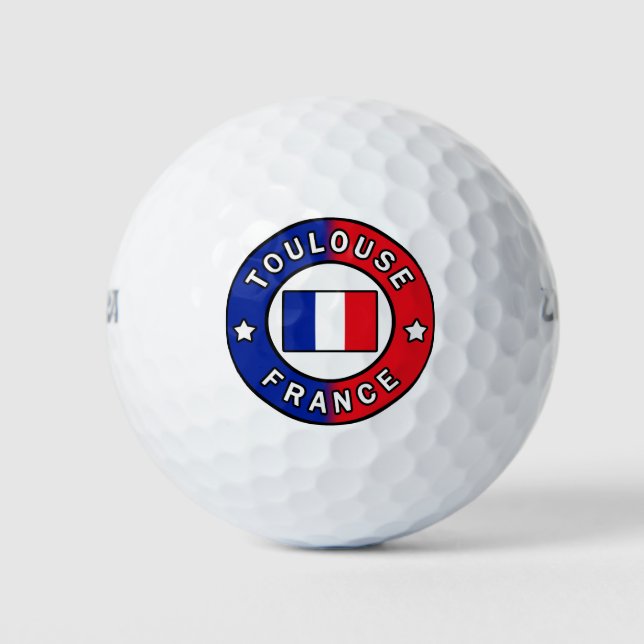 Toulouse France Golf Balls (Front)