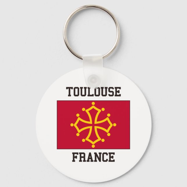 Toulouse, France Key Ring (Front)