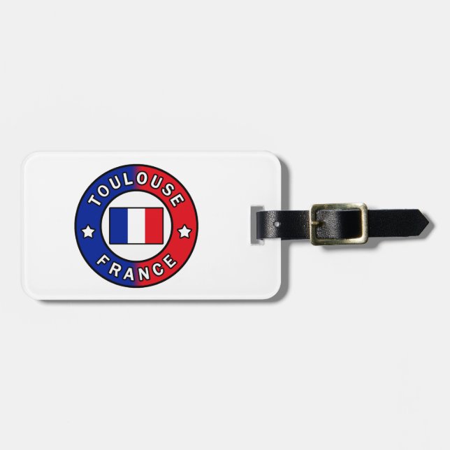 Toulouse France Luggage Tag (Front Horizontal)