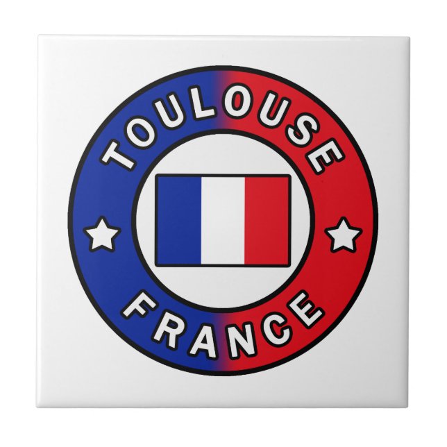 Toulouse France Tile (Front)