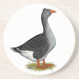 Toulouse Goose Tufted Coaster
