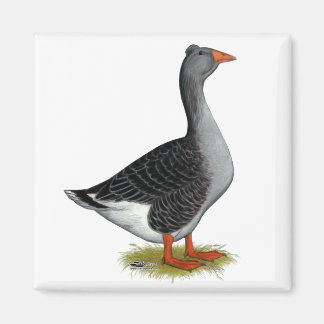 Toulouse Goose Tufted Magnet