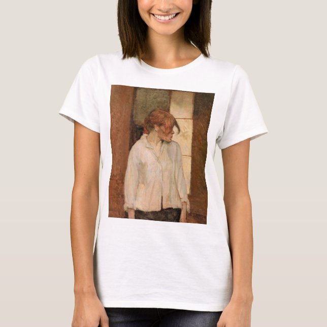 Toulouse-Lautrec - A Montrouge, Rosa La Rouge T-Shirt (Front)