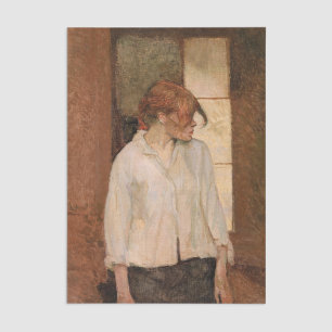 Toulouse-Lautrec - A Montrouge, Rosa La Rouge Tissue Paper
