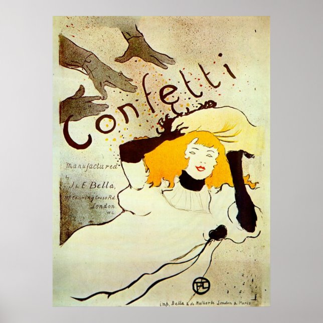 Toulouse-Lautrec Art Nouveau Poster (Front)