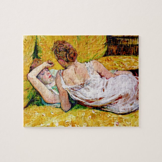 Toulouse-Lautrec Art Puzzle: Two Friends Jigsaw Puzzle (Horizontal)