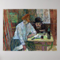 Toulouse-Lautrec - At The Cafe La Mie