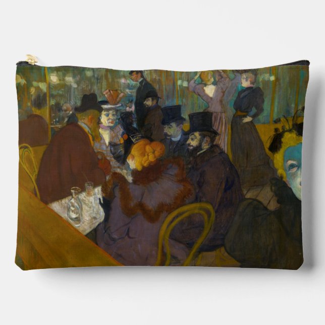 Toulouse-Lautrec - At the Rouge Accessory Pouch (Front)