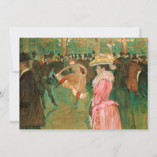 Toulouse-Lautrec - At the Rouge, The Dance Thank You Card