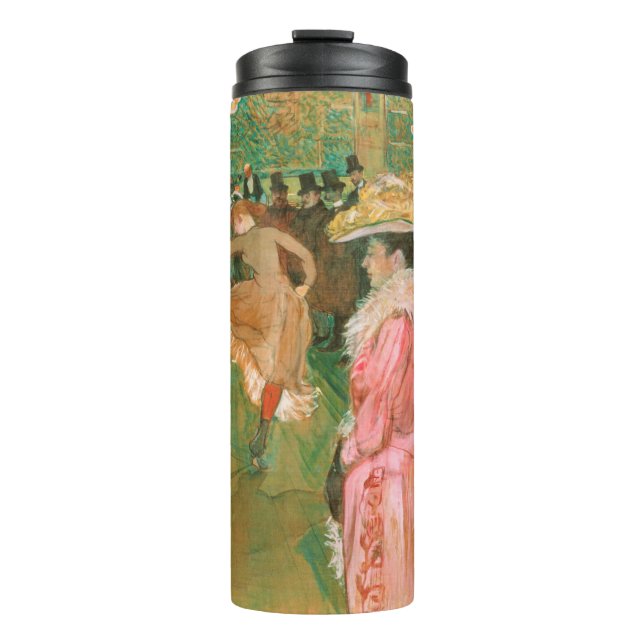Toulouse-Lautrec - At the Rouge, The Dance Thermal Tumbler (Front)
