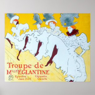 Toulouse-Lautrec Dancing Girls Poster