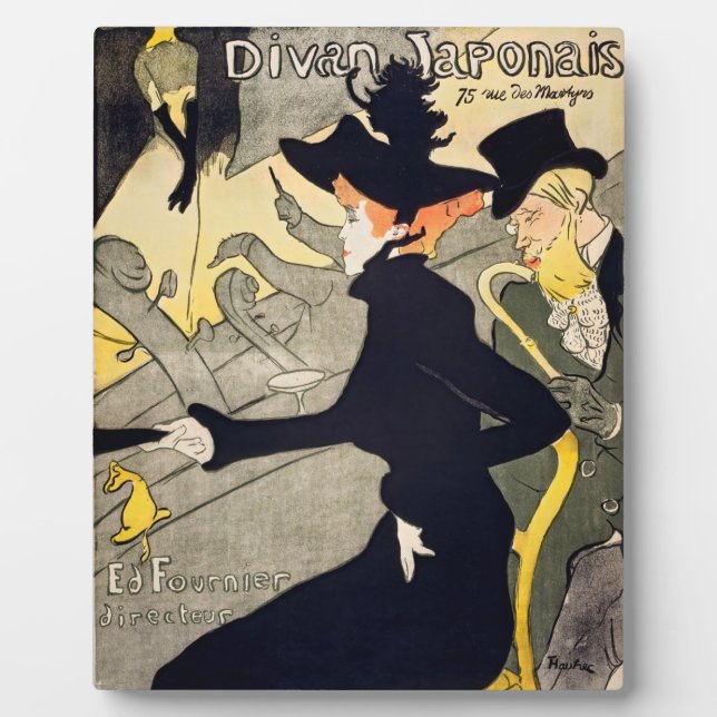 Toulouse-Lautrec - Divan Japonais Plaque (Front)
