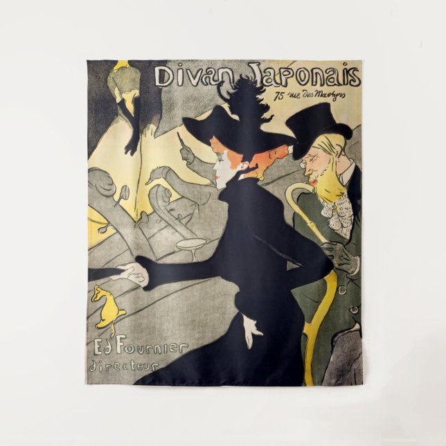 Toulouse-Lautrec - Divan Japonais Tapestry (Front)