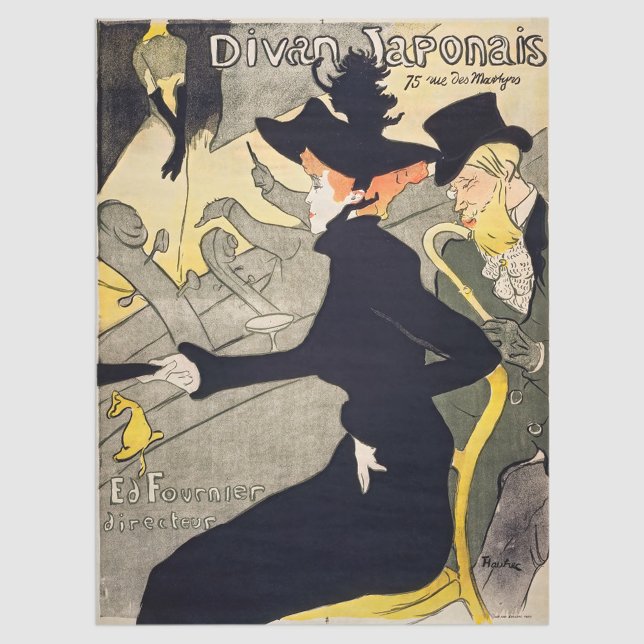 Toulouse-Lautrec - Divan Japonais Tissue Paper (Creator Uploaded)