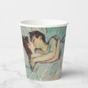 Toulouse-Lautrec - In Bed, The Kiss Paper Cups