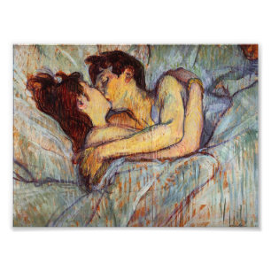 Toulouse-Lautrec In Bed The Kiss Photo Print