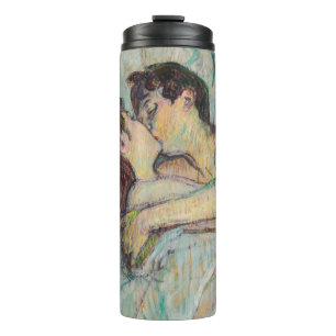 Toulouse-Lautrec - In Bed, The Kiss Thermal Tumbler