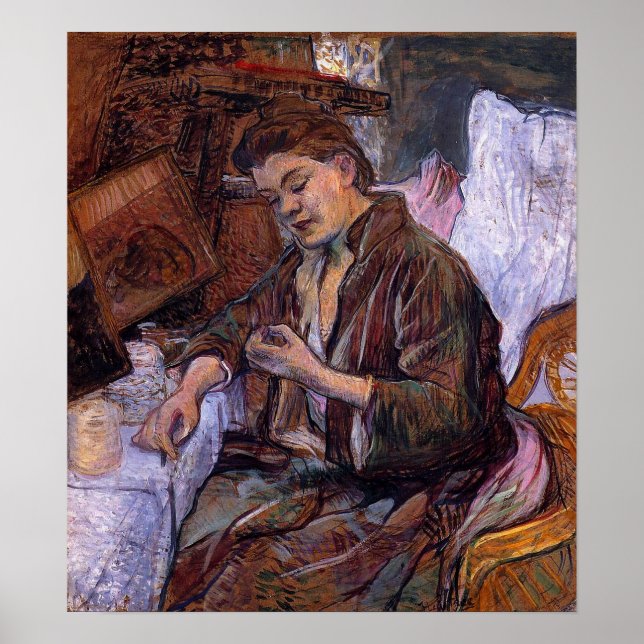 Toulouse-Lautrec - La Toilette Madame Fabre 1891 Poster (Front)