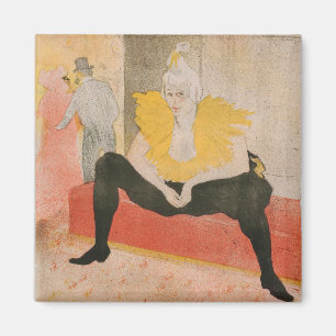 Toulouse-Lautrec - Mademoiselle Cha-u-kao Seated Magnet
