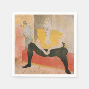 Toulouse-Lautrec - Mademoiselle Cha-u-kao Seated Napkin