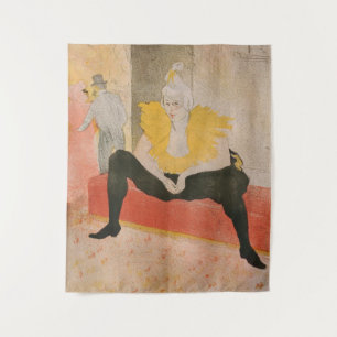 Toulouse-Lautrec - Mademoiselle Cha-u-kao Seated Tapestry