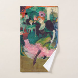 Toulouse-Lautrec - Marcelle Lender, Dancing Bolero Bath Towel Set