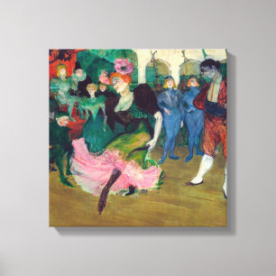 Toulouse-Lautrec - Marcelle Lender, Dancing Bolero Canvas Print