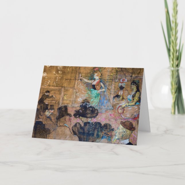 Toulouse-Lautrec - Moorish Dance / The Almehs Card (Front)