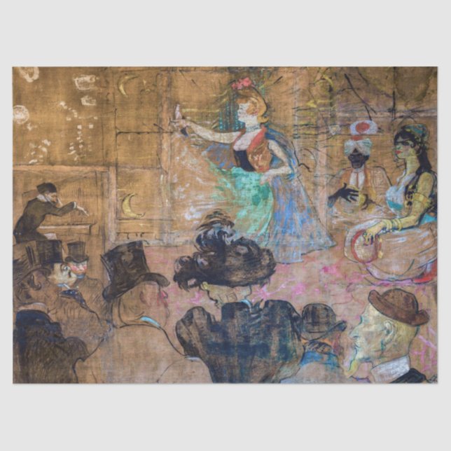 Toulouse-Lautrec - Moorish Dance / The Almehs Tissue Paper (Front)