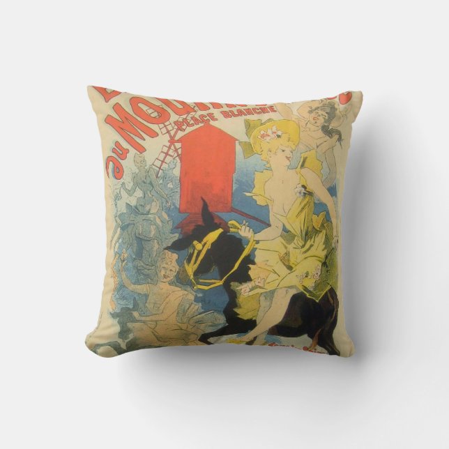 Toulouse Lautrec Poster Art Cushion (Front)