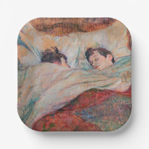 Toulouse-Lautrec - The Bed Paper Plate
