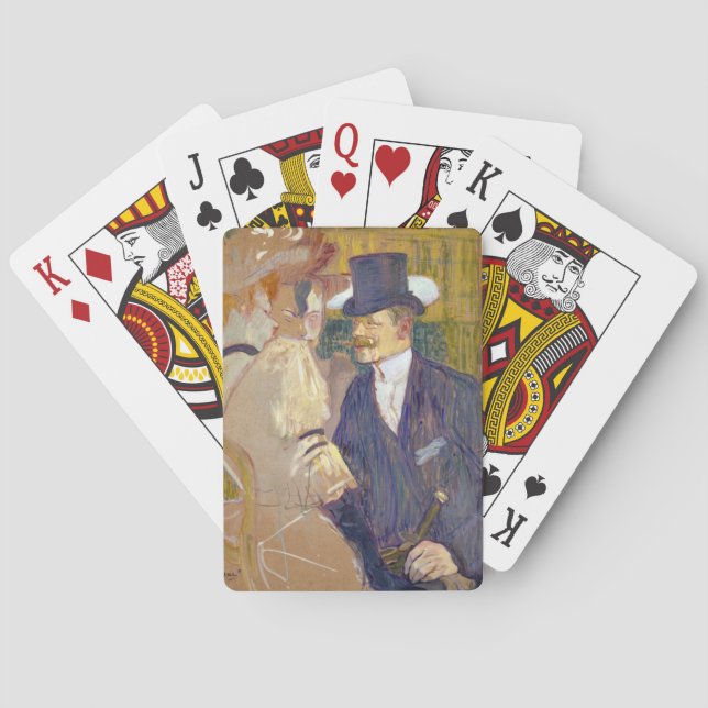 Toulouse-Lautrec - The Englishman at the Rouge Playing Cards (Back)