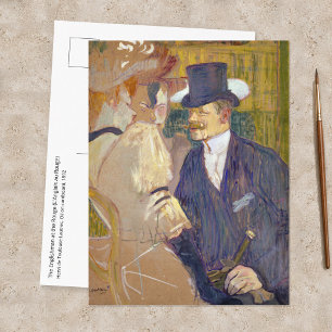 Toulouse-Lautrec - The Englishman at the Rouge Postcard